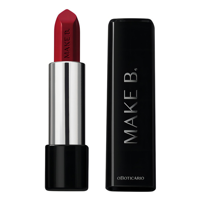 Labial Make B. Cremoso Ácido Poliglutamico - Acabado: Cremoso / Color: Rojo